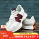NEW BALANCE NB327官方休閑鞋女鞋夏季復古增高鞋潮流百搭低幫輕便軟底運動鞋 灰色/米白/酒紅 WS327KA 38 (腳長24.5cm)