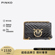PINKO【品高】女包羊皮絎縫鏈條斜挎單肩飛鳥(niǎo)包100074A0GK禮物