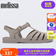 Melissa（梅麗莎）新款時(shí)尚編織女士簡(jiǎn)約通勤果凍羅馬涼鞋32408 啞光米色 (AZ228) 37