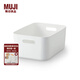 無印良品（MUJI）  聚乙烯軟盒 收納盒 小雜物 25.5*36*16cm 中