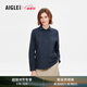 AIGLE艾高襯衫上衣女士戶外休閑簡約時尚純色長袖 帝國深藍 BA901 42 (175/96A)