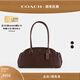 蔻馳（COACH）女士EMPIRE CARRYALL 34號手袋牛皮革手提包單肩包 B4/楓樹棕色（新版）