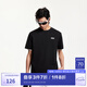 杰克·瓊斯（JACK&JONES）25年男裝短袖t恤男士夏季純色簡(jiǎn)約高端半袖【40支】三防科技面料 E40黑色 常規(guī) M