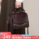 YUYULA牛皮包包女包斜挎托特包大容量品牌單肩生日七夕情人節(jié)禮物送女友