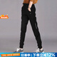 阿迪達(dá)斯（adidas）女褲運(yùn)動(dòng)褲 25夏新款跑步訓(xùn)練薄款梭織褲子冰絲快干透氣休閑長(zhǎng)褲 單層束腳/反光細(xì)節(jié)/主推款 S 【160建議體重95-110斤】
