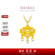 周大福SOINLOVE蜜粉金十里紅妝黃金平安鎖吊墜 VR1202