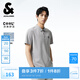 杰克·瓊斯（JACK&JONES）男裝25年精致虎頭刺繡涼感短袖polo衫男士夏季商務(wù)半袖翻領(lǐng)T恤 淺灰C39 M