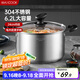 美廚（maxcook）湯鍋 304不銹鋼湯鍋湯煲24cm 加厚復合底 電磁爐通用MCT8220