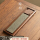 陶羽中式烏金石大號茶盤(pán)家用功夫茶具排水式干泡茶盤(pán)茶臺托盤(pán)茶道配件 烏金石·瀾溪茶盤(pán)大號