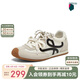 百思圖百思圖25夏運動德訓(xùn)鞋平跟女休閑鞋D3072BM5 米色 37