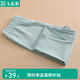 AB內(nèi)衣秋冬保暖棉質(zhì)親膚女士棉毛褲彩條薄款基礎(chǔ)打底保暖單件褲子 炫彩綠 2XL 推薦130-150斤【5°-15°】
