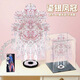 點(diǎn)翠二十二鳳冠拼酷3D立體金屬拼圖結婚畢業(yè)季送禮手工限量收藏款 鎏銀大鳳冠+工具+防塵罩