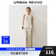 UR2025秋季新款女裝簡(jiǎn)約優(yōu)雅氣質(zhì)無(wú)袖罩衫襯衫UWM250082