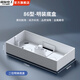 國(guó)際電工86型一位加厚三位明裝底盒PVC接線盒通用二位明線盒四位灰明盒 二位明裝底盒-白色【1只裝】