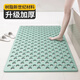 浴室防滑墊鏤空漏水老人洗澡大孔墊墊家用淋浴房洗澡防摔吸盤(pán)地墊衛浴腳墊子 豆綠（大孔） 57*88cm【加厚升級】