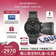 安普里奧·阿瑪尼（Emporio Armani）手表男士 黑武士黑色精剛表帶石英表七夕情人節(jié)禮物老公AR11242