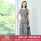 顏域百搭圓領(lǐng)背心裙女2025早春新款簡(jiǎn)約通勤氣質(zhì)中長(zhǎng)款無(wú)袖連衣裙 灰色 L
