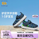 Skechers斯凱奇男童休閑時尚軟底包頭魔術(shù)貼沙灘涼鞋400041N