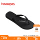 havaianas哈唯納2025春夏新品Rubber海邊夾角人字拖防滑沙灘拖鞋夏浴室涼拖 0090-黑色 43-44 巴西碼