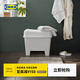 宜家（IKEA）BURSJON波斯昂儲物凳家用儲物矮凳換鞋凳家用 儲物凳白色