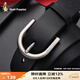 暇步士（Hush Puppies）皮帶女頭層牛皮女士皮帶ins風(fēng)學(xué)生裝飾百搭心機腰帶生日禮物