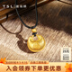 謝瑞麟（TSL）黃金吊墜女款小胖福福袋硬金足金掛墜配黑色掛繩XQ359 4.75g 計(jì)價(jià)類（工費(fèi)約1080元）