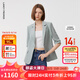 朗姿設計感時(shí)尚氣質(zhì)西裝女時(shí)髦洋氣新款修身職業(yè)西服外套 淺霧霾藍色2 M