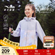 安踏兒童小軟殼女童沖鋒外套秋2025防水戶外運(yùn)動上衣A62535601