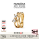 潘多拉（PANDORA）恒耀緞帶蝴蝶戒指金色高級百搭七夕情人節(jié)禮物送女友 多色 163511C01 內(nèi)徑尺寸 54MM
