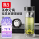 富光玻璃杯茶水分離泡茶杯子高硼硅雙層玻璃杯水杯大容量生日伴手禮物