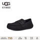 UGG春季男士純色平底淺口休閑豆豆鞋樂福鞋 1166762 BLK|黑色 42