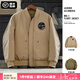 馬登工裝 美式復(fù)古雙面穿MA1飛行員夾克棉服夾棉棒球服上衣外套男秋季 A面軍綠/B面卡其 L