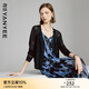 顏域長(cháng)袖薄款針織衫女2025新款夏裝簡(jiǎn)約百搭開(kāi)衫外套綠色V領(lǐng)上衣 黑色 2XL