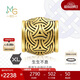 周生生黃金轉運珠CharmeXL蛇龍編結足金情侶串珠 不含手鏈繩92303C定價(jià)