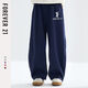 FOREVER21童裝兒童褲子春秋2025新款百搭時(shí)尚大童長(cháng)褲男童彎刀褲女童休閑褲