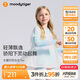 moodytiger【仙女家族】女童T恤輕薄涼感夏兒童防曬衣長(cháng)袖假兩件上衣親子裝