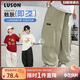 LUSON陳大豬男童工裝褲夏季2025新款中大兒童長(cháng)褲防蚊褲休閑褲潮酷