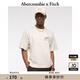 ABERCROMBIE & FITCH男裝女裝情侶裝25夏季度假風(fēng)棉質(zhì)印花圓領(lǐng)短袖T恤KI123-5053 白色 S (175/92A)