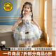 G.DUCKKIDS小黃鴨童裝洛麗塔公主裙女童裙子夏季兒童禮服連衣裙女孩子蓬蓬裙 藍(lán)色 100 尺碼2~3歲【90-100cm】cm