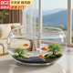 貝初眾魚(yú)缸生態(tài)缸中小圓形玻璃魚(yú)缸加厚斗魚(yú)缸金魚(yú)缸懶人客廳桌面魚(yú)缸 30*22*14cm 裸缸