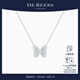 DE BEERS 戴比爾斯 Portraits of Nature butterfly 18K白金鉆石項鏈 18K白金鉆石項鏈 45