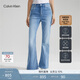 Calvin KleinJeans四季款女士潮流復(fù)古洗水微彈ck高腰直筒微喇牛仔褲J223286 高腰直筒靴型版-牛仔淺藍(lán)-1AA M 29 165/74A（2.16尺）72C