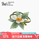 She's梵高玫瑰疊花刺繡發(fā)繩高檔橡皮筋頭繩輕奢發(fā)圈教師節禮物