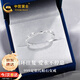 中國黃金莫比烏斯足銀戒指女托帕石求婚鉆戒七夕情人節(jié)禮物送女友老婆生日 莫比烏斯環(huán)托帕石鉆戒【京速達(dá)】