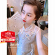 LENAKIDS重工新中式小蘭旗袍女童漢服連衣裙古裝25060402 旗袍連衣裙 130 (身高125-135cm)