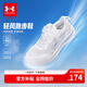 安德瑪（Under Armour）兒童運(yùn)動鞋春秋透氣舒適男女兒童防滑耐磨減震跑步鞋2421107 白色 35