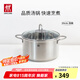 雙立人（ZWILLING）湯鍋蒸鍋家用不銹鋼燉煮鍋煲湯燜鍋煮粥蒸屜燃氣電磁爐通用復(fù)底鍋 Nova Plus湯鍋 20cm