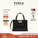 芙拉（FURLA）【七夕禮物】1927牛皮中號(hào)女士上班族休閑通勤大容量手提包托特包 黑色