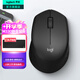 羅技（Logitech）M330無(wú)線(xiàn)鼠標 商務(wù)辦公無(wú)線(xiàn)靜音鼠標電池 右手人體工學(xué)鼠標Mac筆記本電腦家用鼠標中大手 舒適曲線(xiàn) 黑色