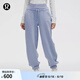lululemon丨Plush Fleece 女士拉絨雙層腰部高腰運動褲  LW5GBAA 藍柳 M